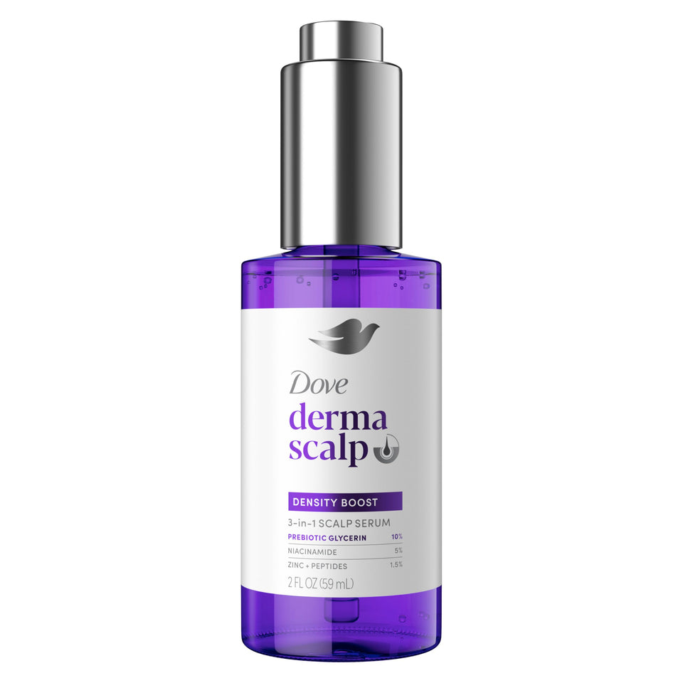 Dove Derma Scalp Density Boost front packaging showing product benefit