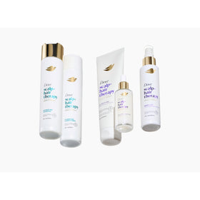 In-shower scene using Dove Density Boost conditioner highlighting routine practicality