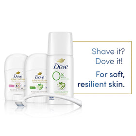 Dove deodorant placed in toiletry bag illustrating easy packing for trips