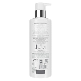 Dove Derma Scalp back label details highlighting ingredients and usage