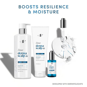 Dove bottles in hand for size comparison and travel‑friendly convenience benefit