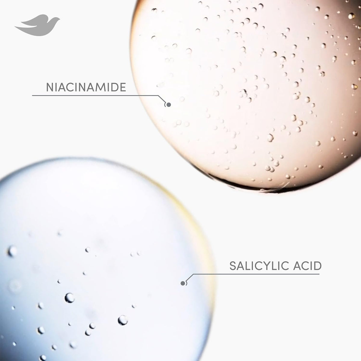 Dove shampoo lather texture demonstrating cleansing action and gentle foam benefit
