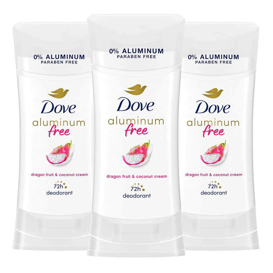 Dove dragon fruit and coconut front packaging showing scent and size for easy selection