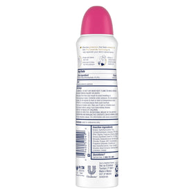 Dove nozzle close-up showing dry spray design for fast absorbency benefit