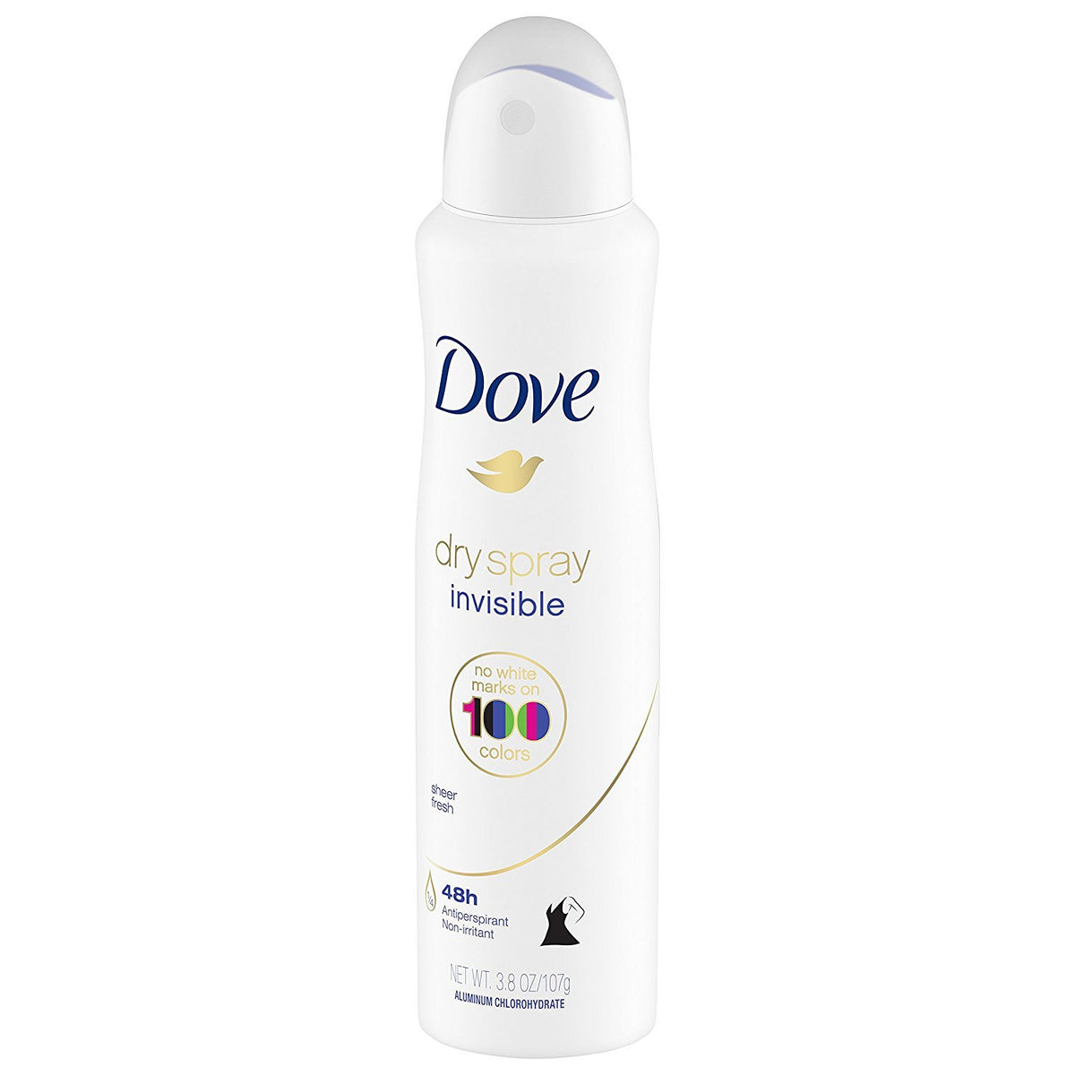 Dove can held in hand showing size and easy at-home application