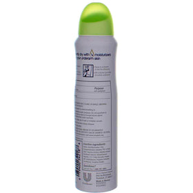 Dove dry spray held in hand showing compact size and travel-friendly benefit