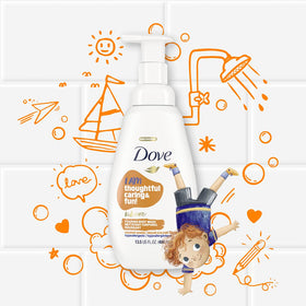 Dove foam pump texture closeup illustrating gentle lather and easy dispensing