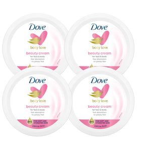 Dove front jar pack showing four travel jars and quick hydration