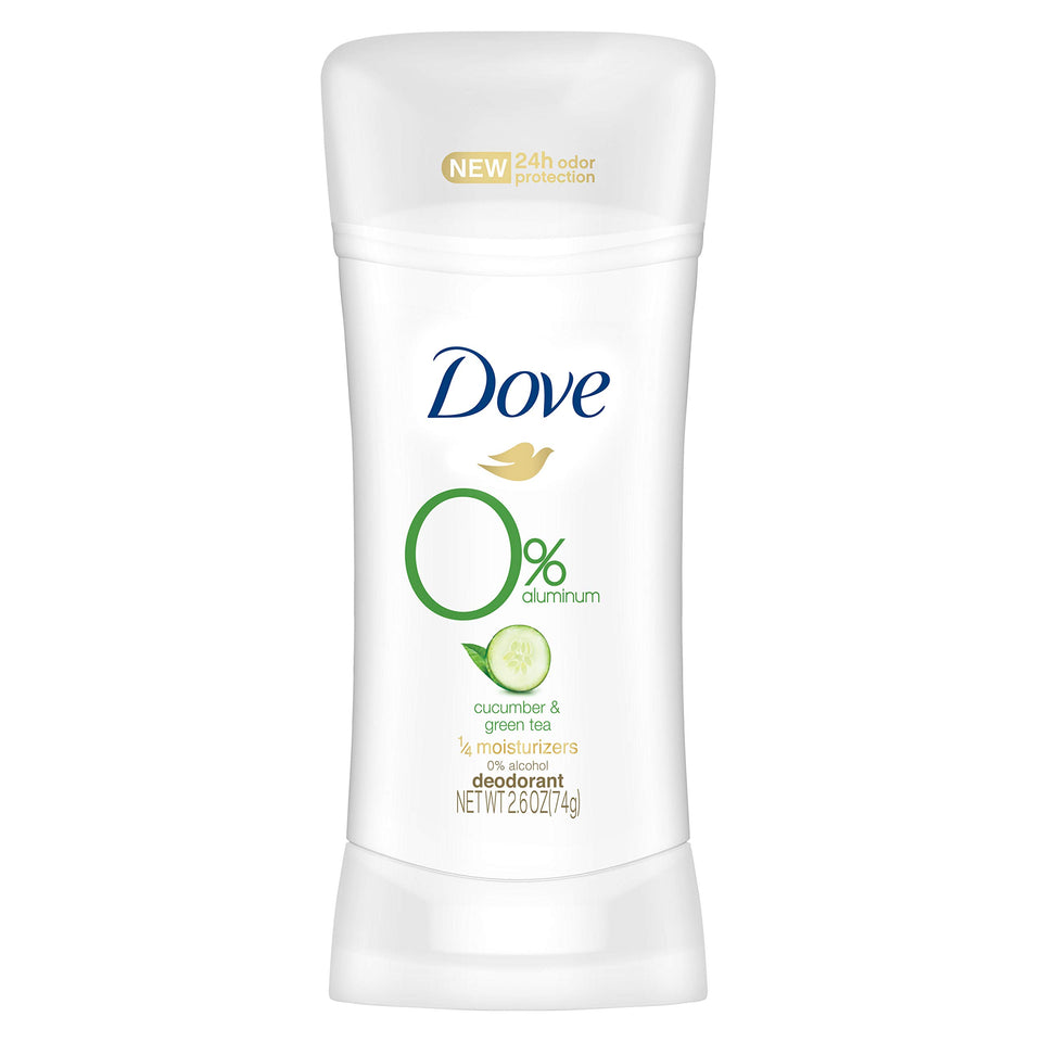 Dove front packaging showing cucumber and green tea fresh scent benefit