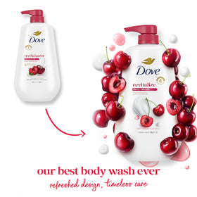 Dove gel texture closeup with MicroMoisture droplets showing nourishing feel