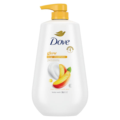 Dove bottle front packaging showing product and size for easy identification and benefit