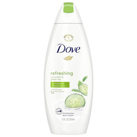Dove Go Fresh front packaging showing bottle and label for easy identification and benefits
