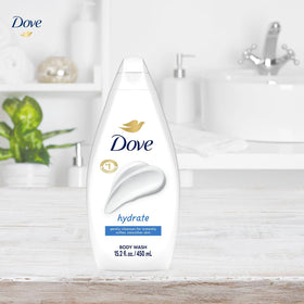 Visual glycerin ingredient representation with Dove label, helps lock in moisture