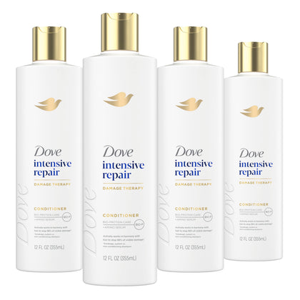 Dove front packaging showing Intensive Repair conditioner benefits
