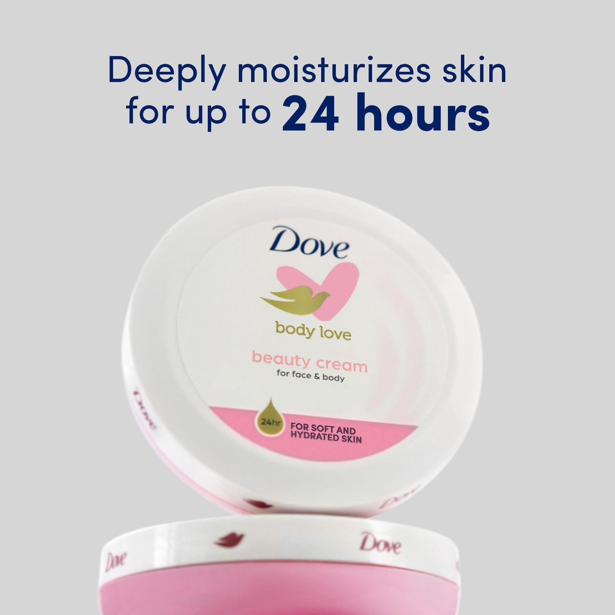 Dove jar label close-up revealing ingredient visibility and trust