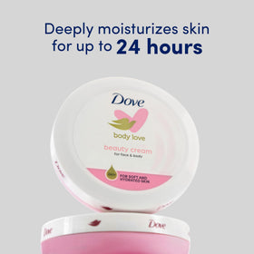 Dove jar label close-up revealing ingredient visibility and trust