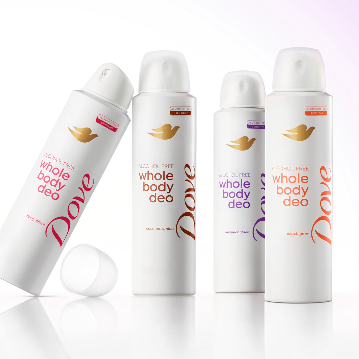 Dove product label highlighting testing claims and clean ingredients