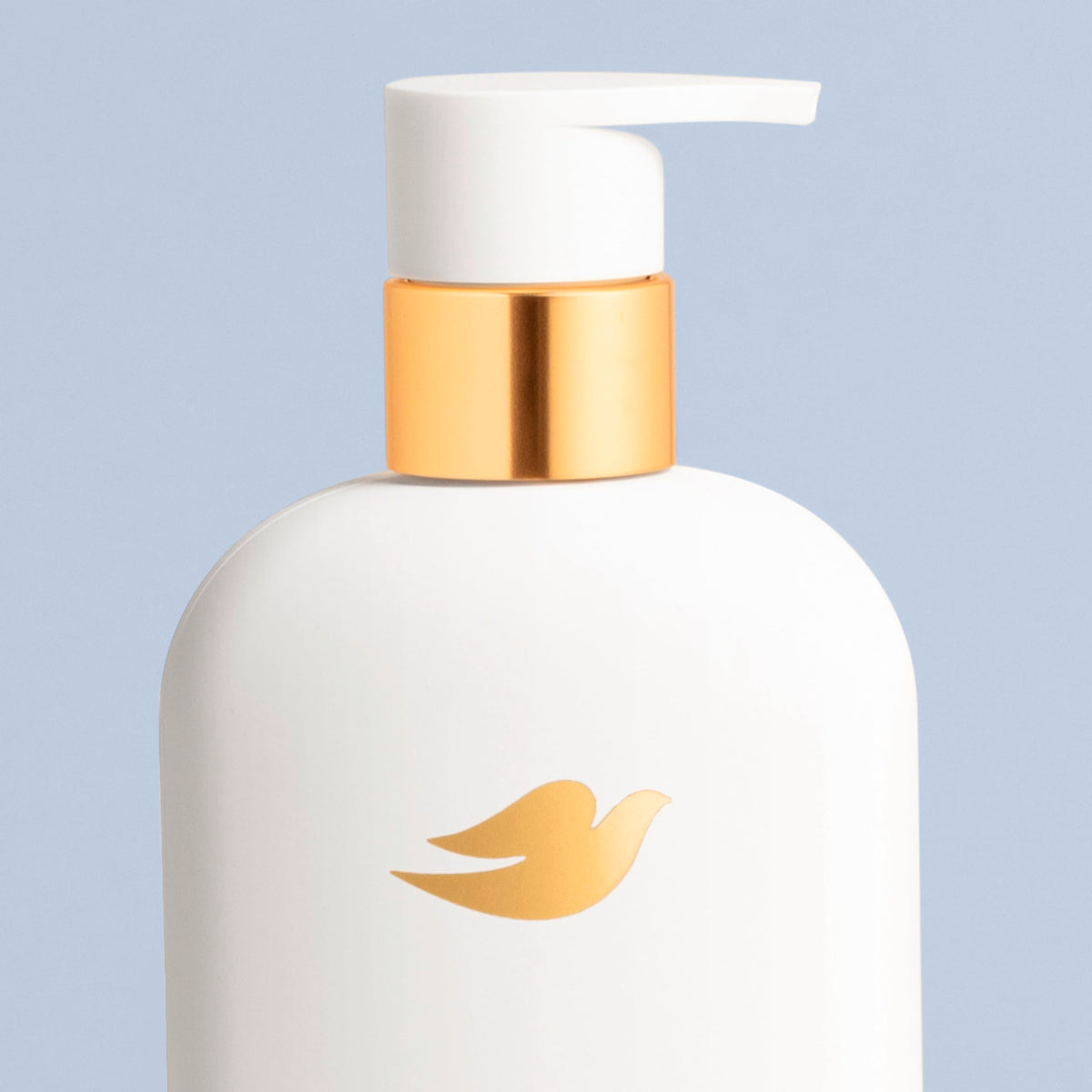 Dove ingredient label close-up showing limited ingredients for sensitive skin