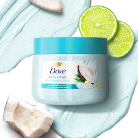 Dove label recycled jar detail highlighting 100% recycled packaging benefit