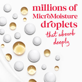Dove rich lather on hand demonstrating creamy foam and softening effect