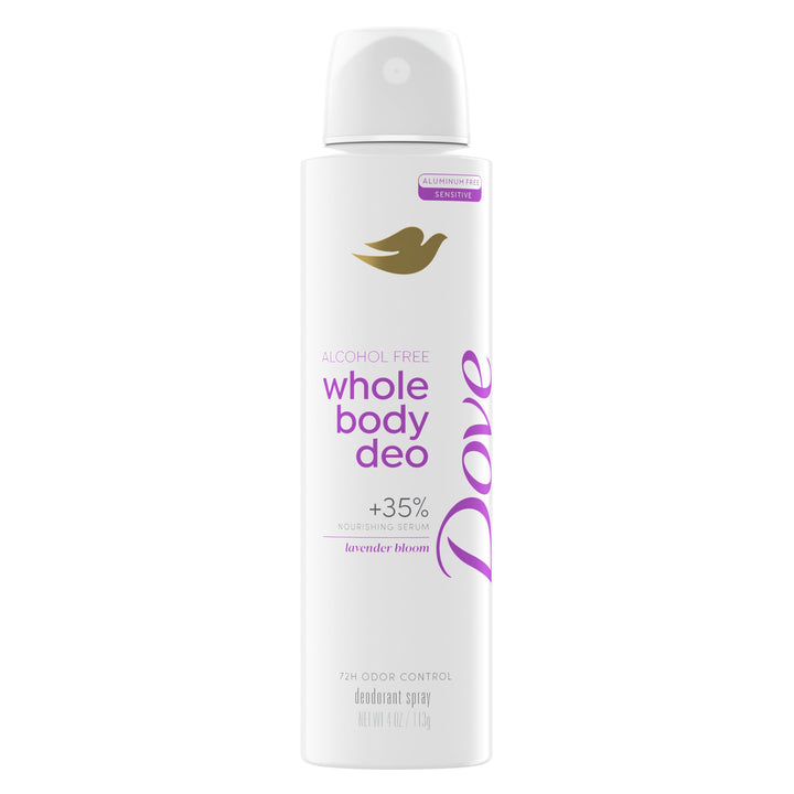Dove Lavendar Bloom front packaging showing scent and benefits