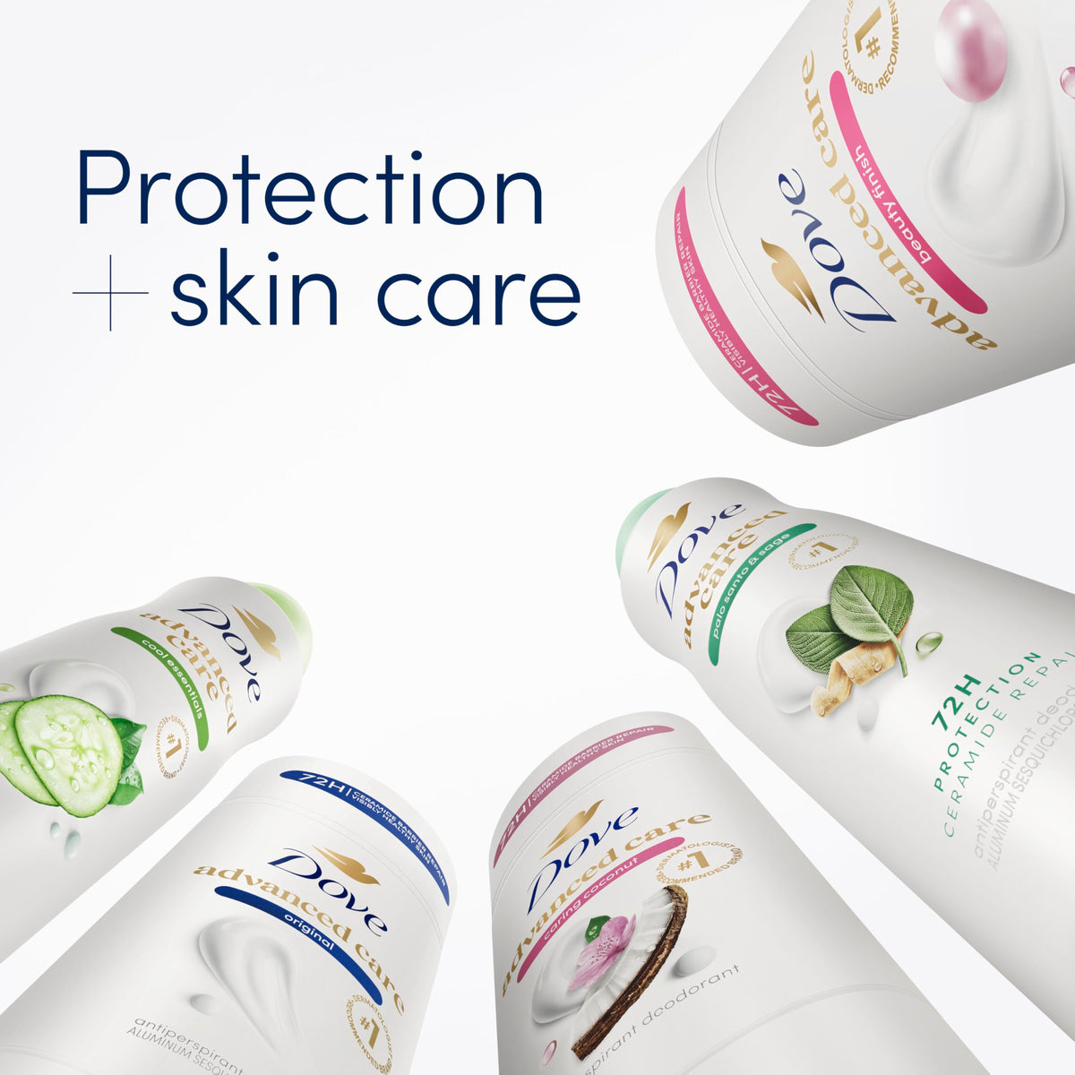 Dove ingredient label showing Pro-Ceramide Technology and skin-care benefit