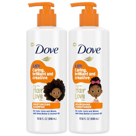 Dove Love Collection front packaging showing kid-friendly design and encouraging message