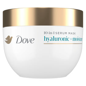 Dove front packaging showing product and clear benefits