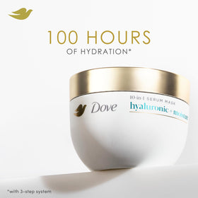Dove open lid revealing creamy texture for easy spreadability