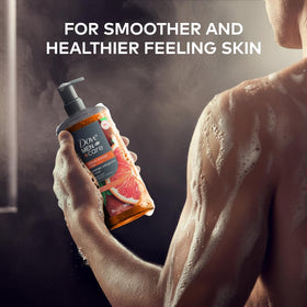 DOVE MEN + CARE in-shower scene illustrating refreshing citrus-herb scent