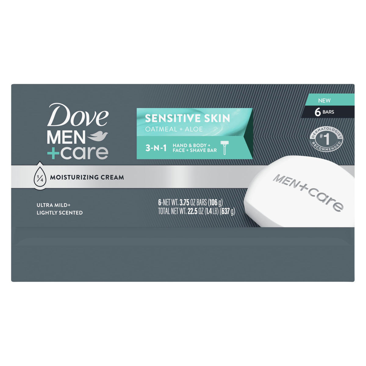 DOVE MEN + CARE close-up lather texture demonstrating gentle moisturizing