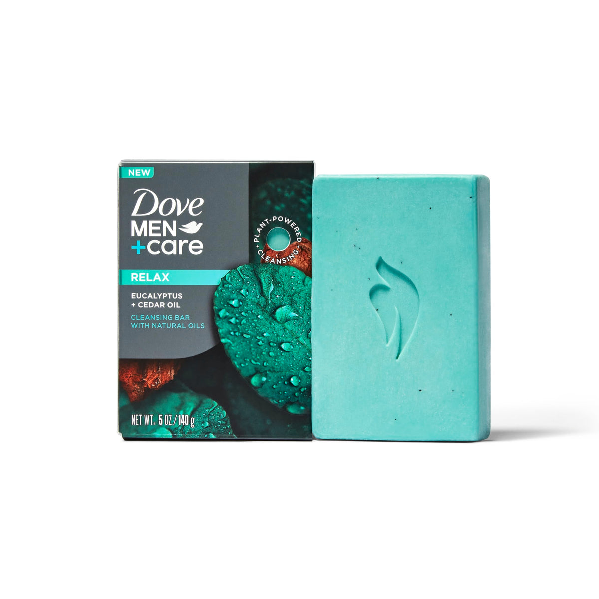 DOVE MEN + CARE bar beside razor showing shave prep and hydration benefit