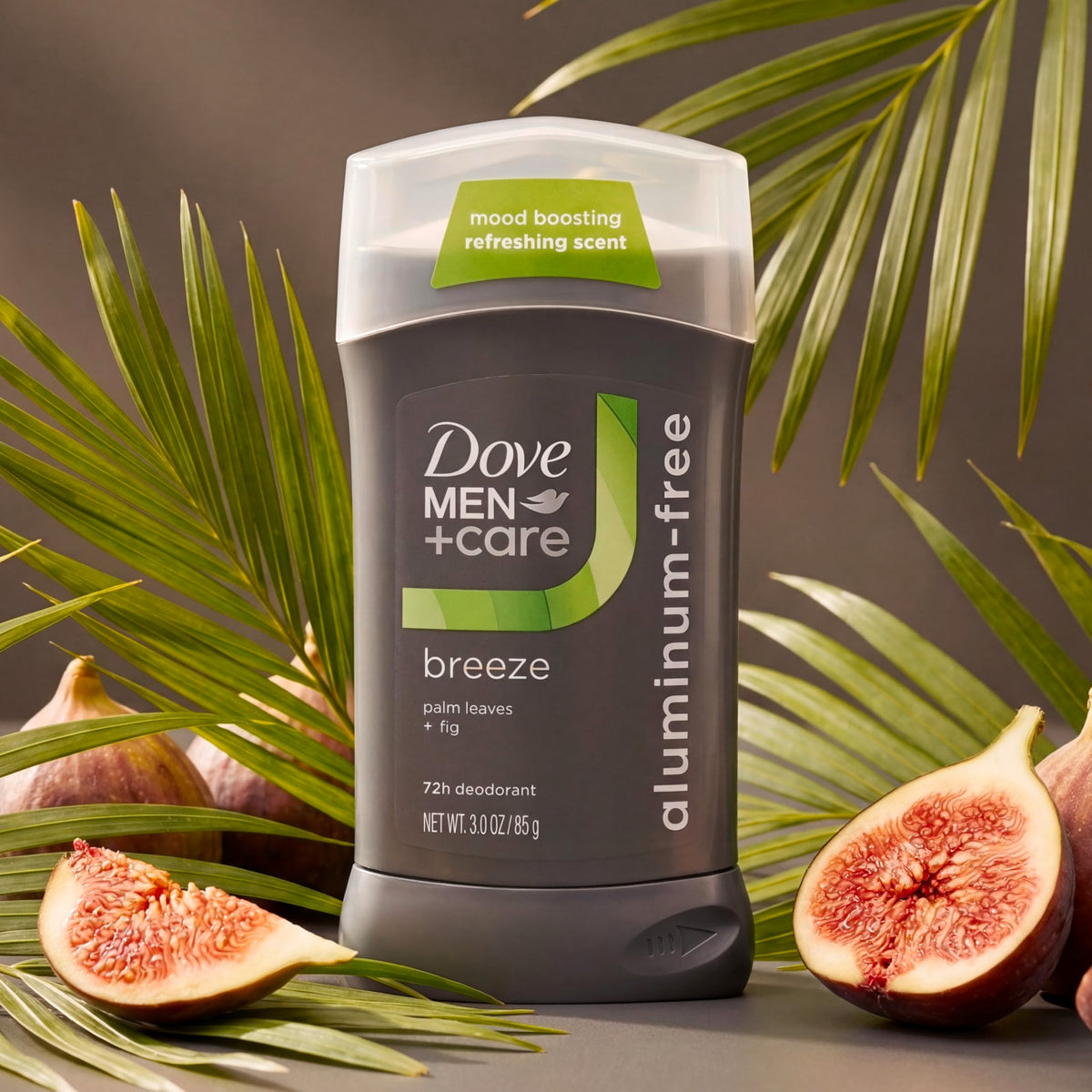 DOVE MEN + CARE ingredient label and moisturizing claims, transparency benefit