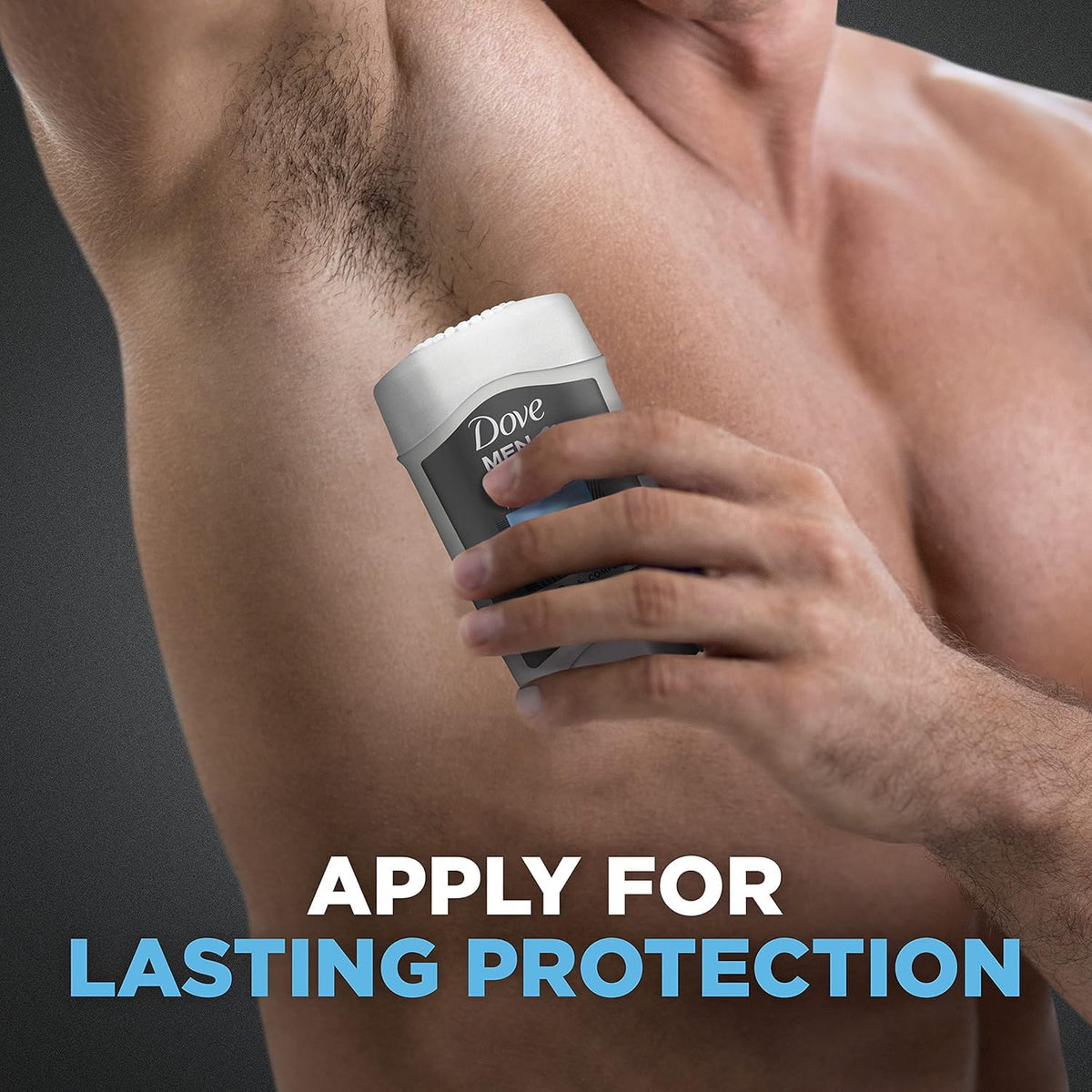 Dove Men+Care in a travel bag showing portability and on-the-go protection benefit