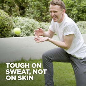 Dove Men+Care open stick top view highlighting applicator for even coverage