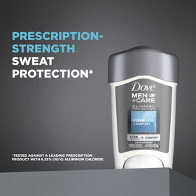 Dove Men+Care three-pack grouped to show value and long-lasting supply