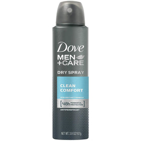 Dove Men + Care aerosol nozzle close-up enabling precise application