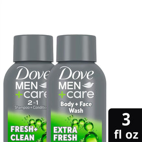 Dove Men+Care Extra Fresh face and body wash closeup highlighting moisturizing benefit