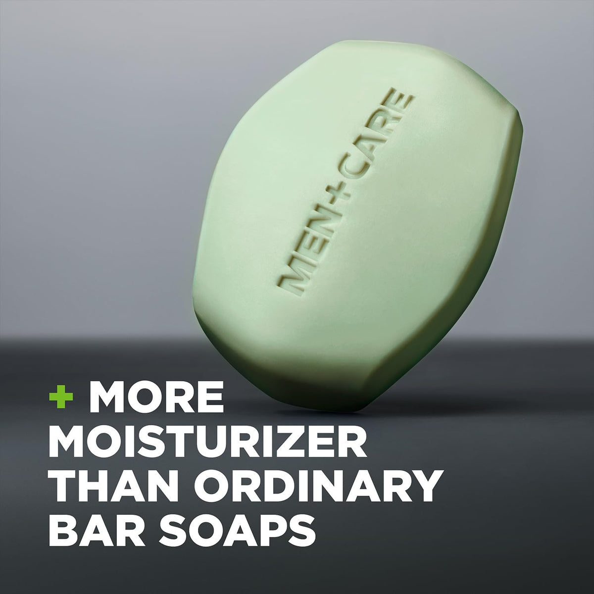 Dove Men+Care four-pack staged in bathroom for daily routine convenience benefit