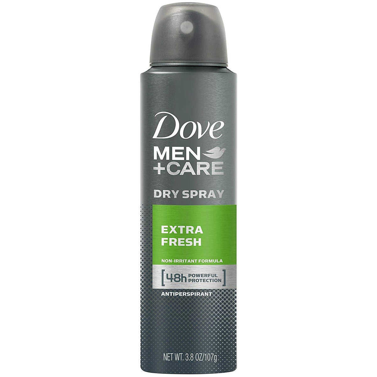 Dove Men+Care single Extra Fresh stick out of package showing solid applicator and benefit