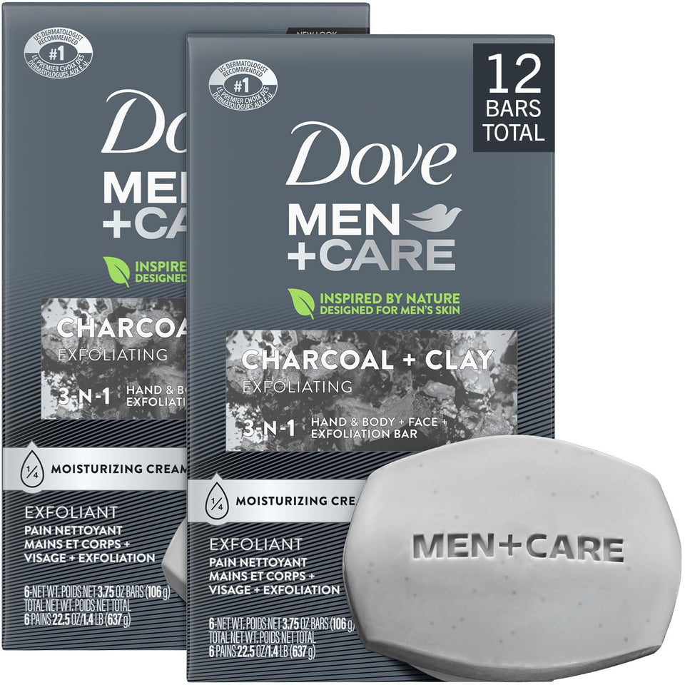 Dove Men+Care front packaging showing multipack convenience and shelf-ready design