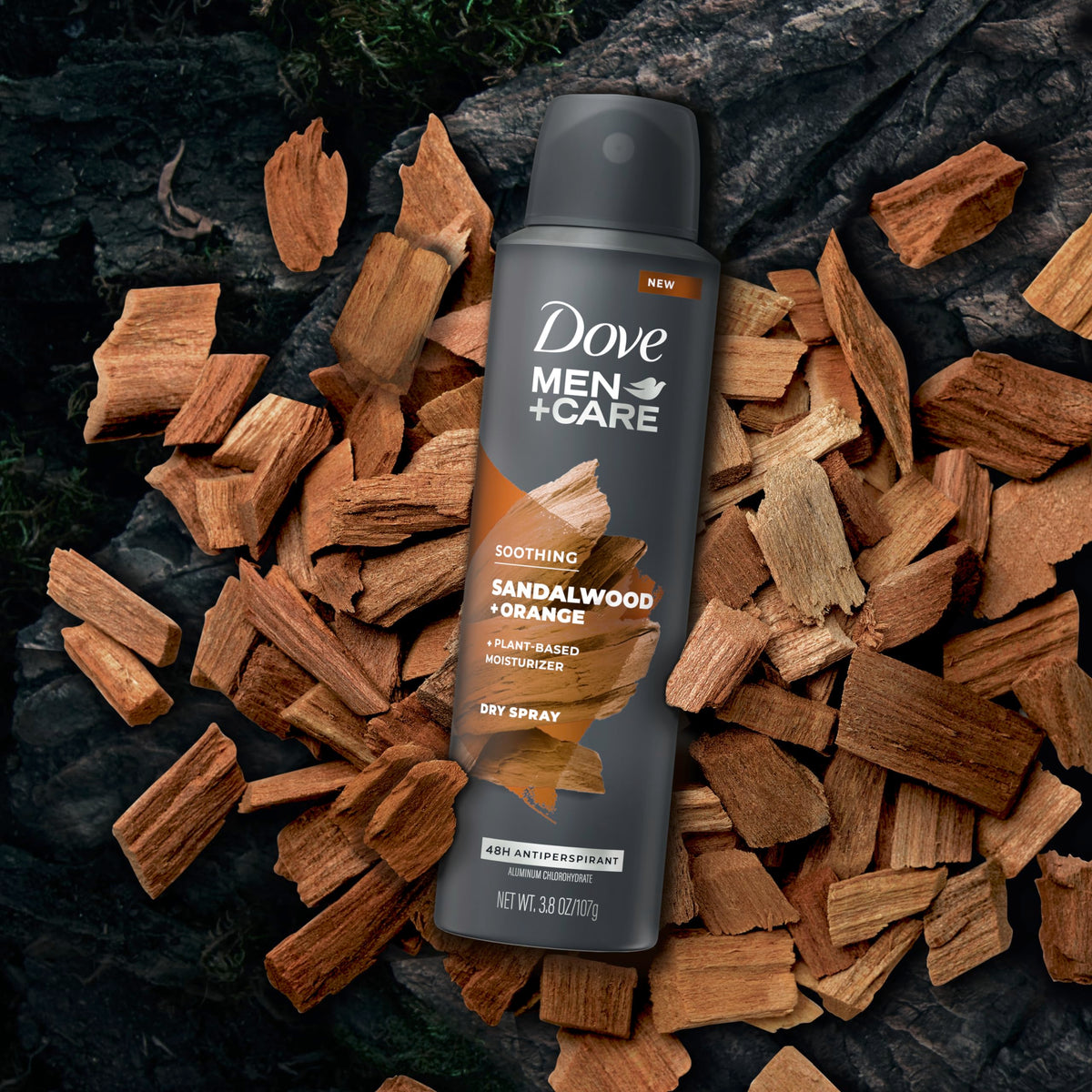 Dove Men+Care cans inside a gym bag showing on-the-go freshness benefit