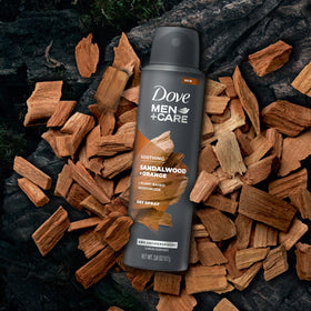 Dove Men+Care cans inside a gym bag showing on-the-go freshness benefit