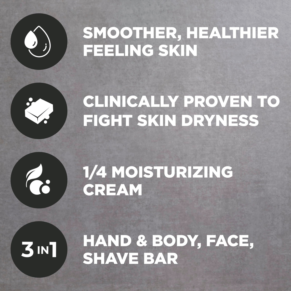 Dove Men+Care being used in shower demonstrating cleansing and hydration