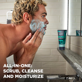 DOVE MEN + CARE in-shower use demonstrating deep cleansing action