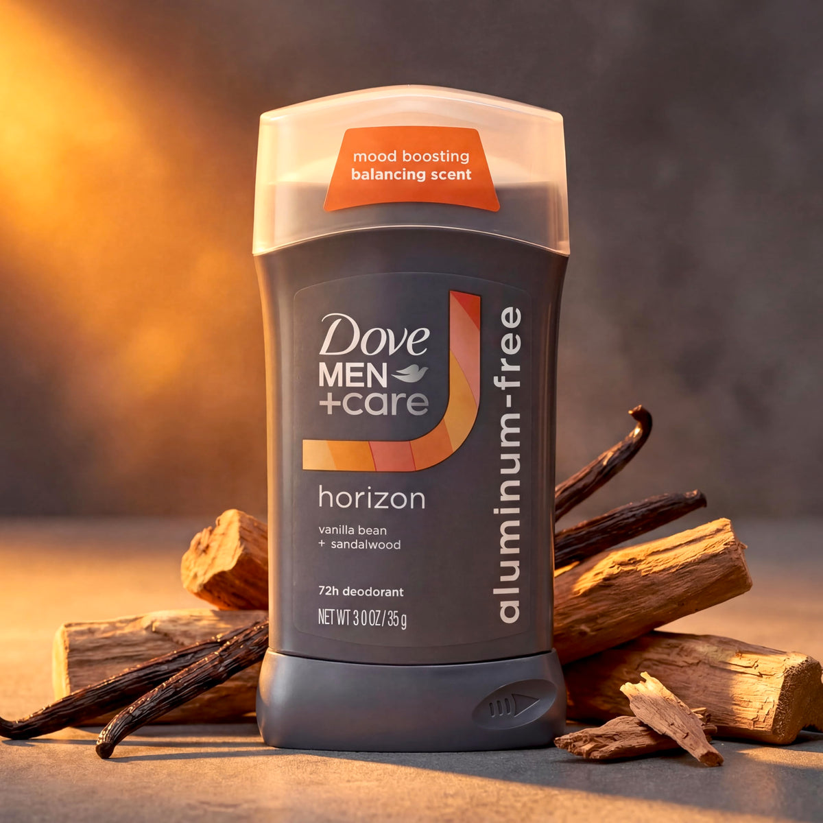 DOVE MEN + CARE product label showing ingredients and PETA cruelty‑free certification