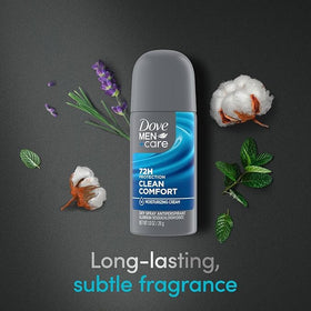 Dove Men+Care can inside a gym bag illustrating on-the-go freshness and easy storage