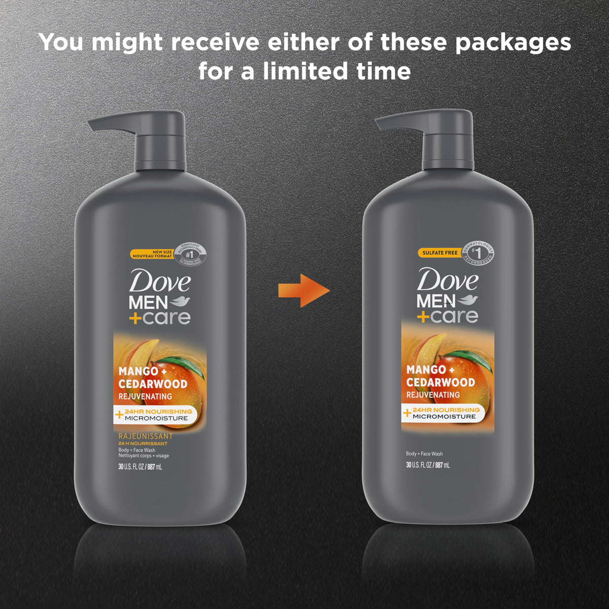 DOVE MEN + CARE creamy foam texture close-up for hydrating feel
