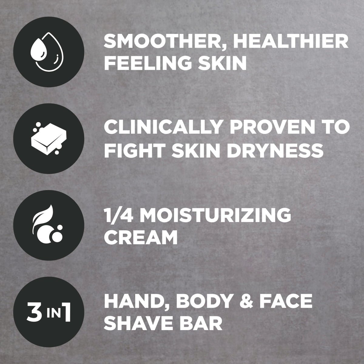 Dove Men+Care bar lather in use for shaving with smoother glide