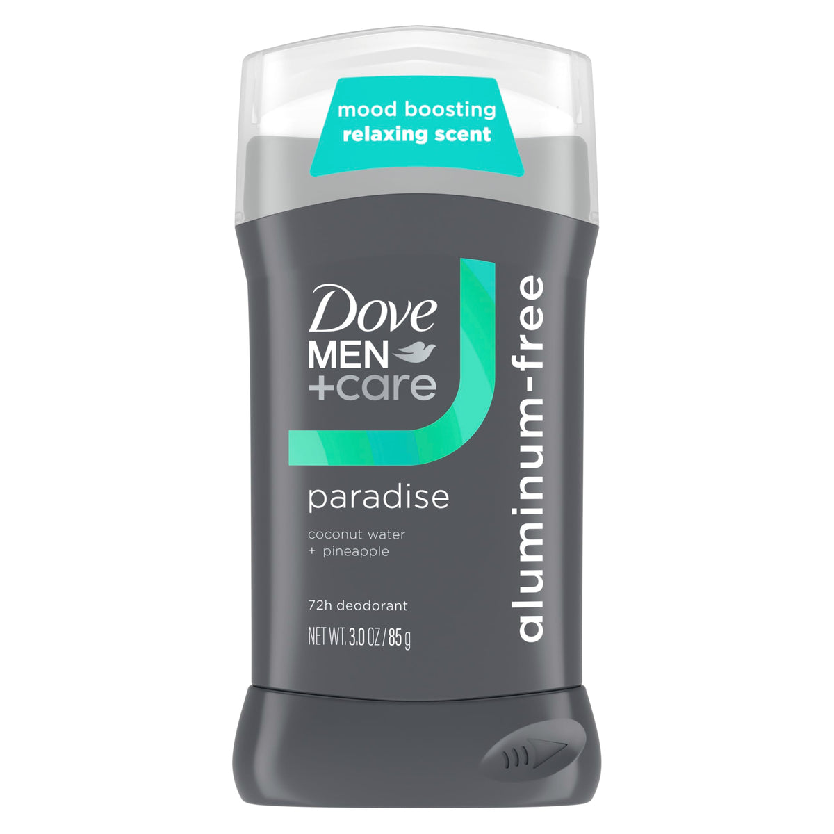 DOVE MEN + CARE front packaging showing product and 72h protection